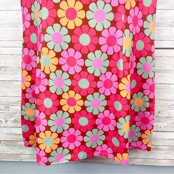 DOLLS KILL Sugar Thrillz Retro Floral Peter Pan Collar Mini Dress XXL - Picture 4 of 12